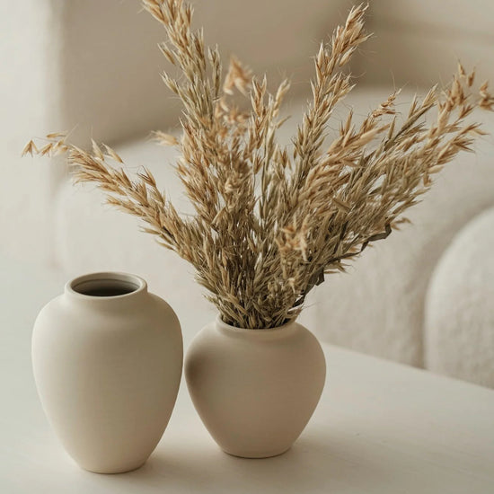 Vase poterie allongé