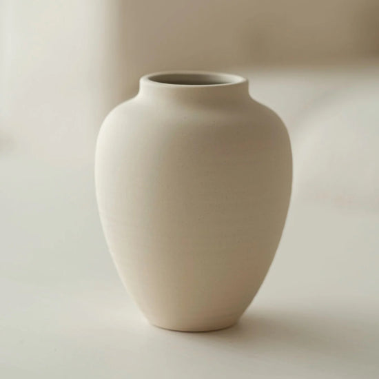 Vase poterie allongé