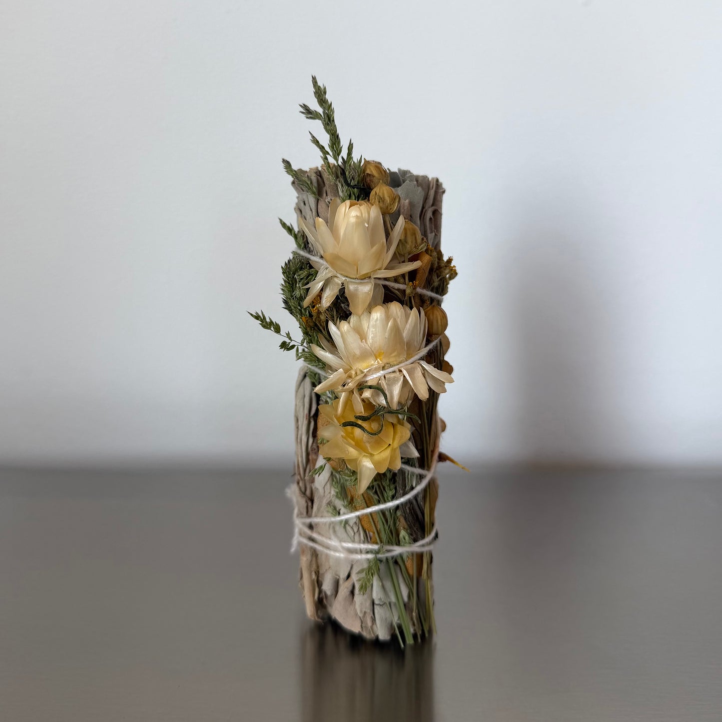 Bâton de sauge immortelles + linen