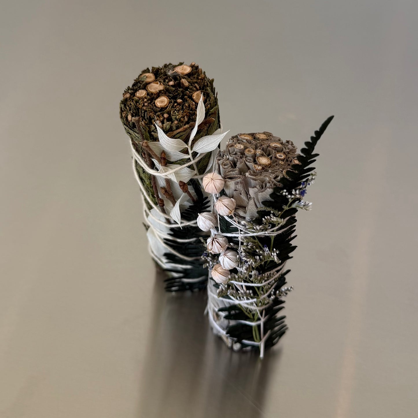 Duo de bâtons de sauge blanche et de cèdre