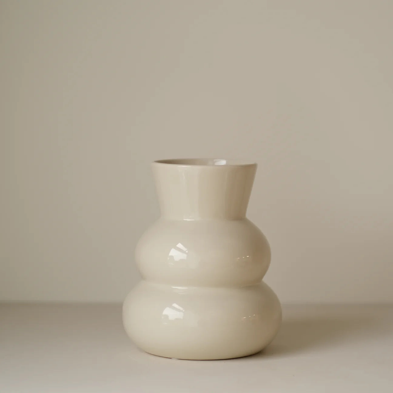 Vase creamy lux